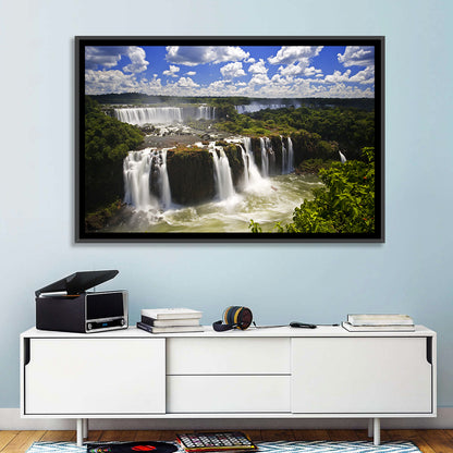 Iguazu Falls River View Wall Art