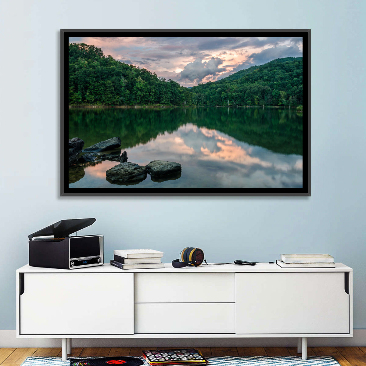 Martins Fork Lake Sunset Wall Art