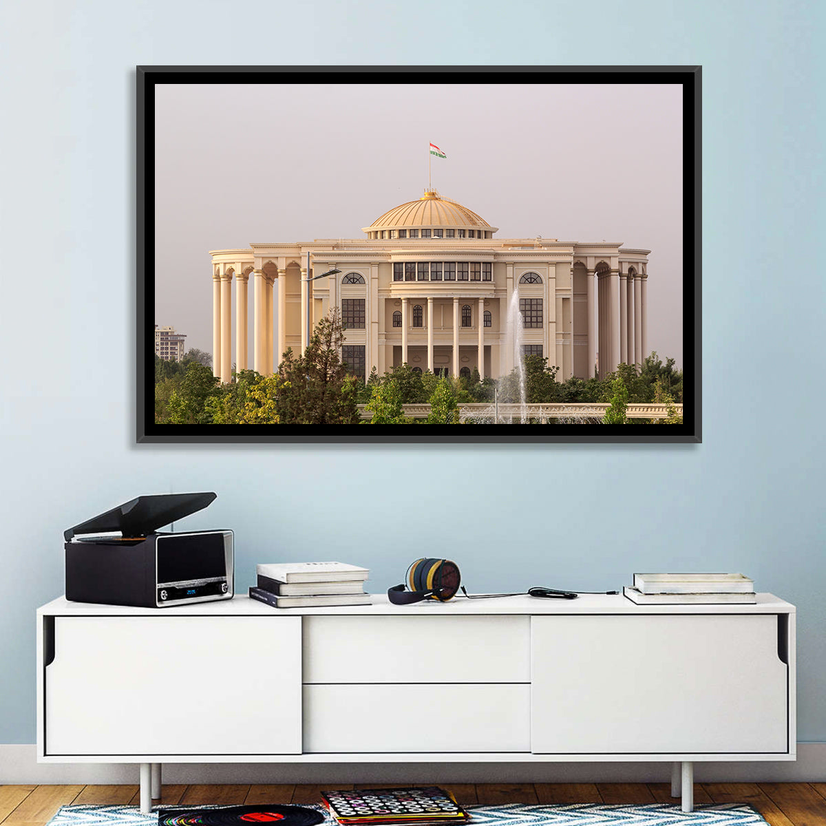 Palace of Nations Dushanbe Wall Art in a room, landscape