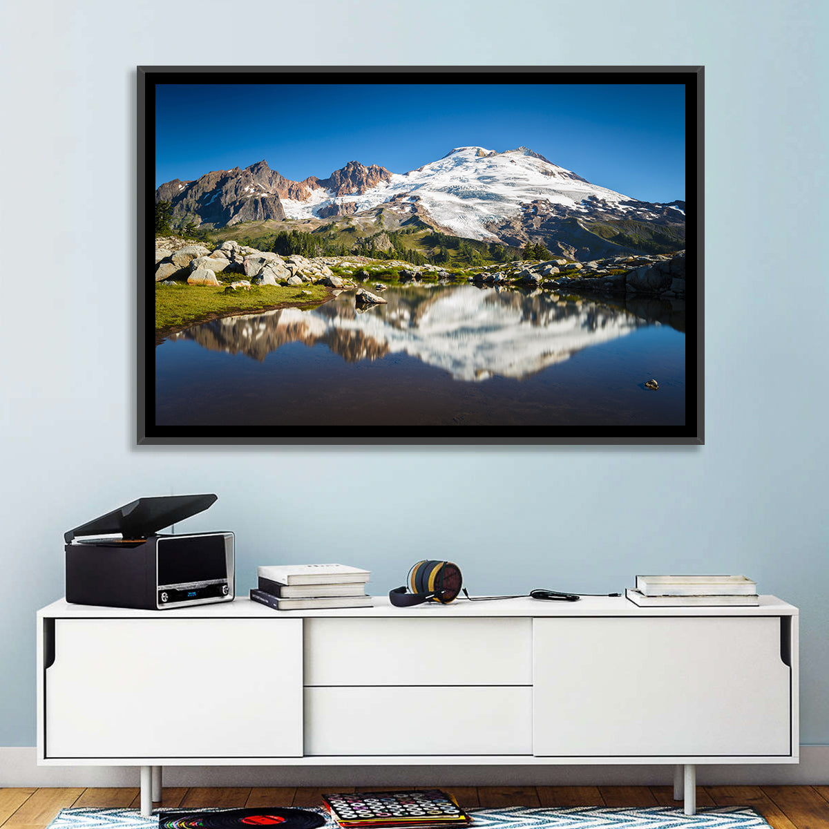 Snow-capped Mount Baker Wall Art