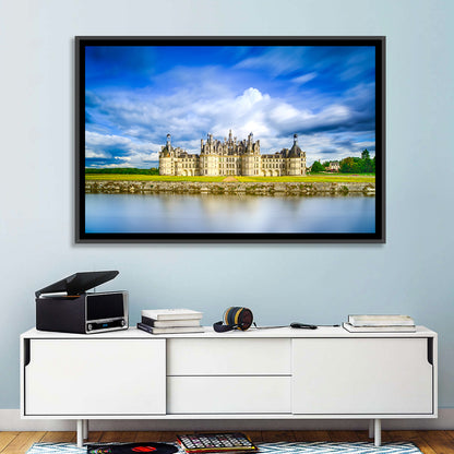 Château De Chambord Reflection Wall Art