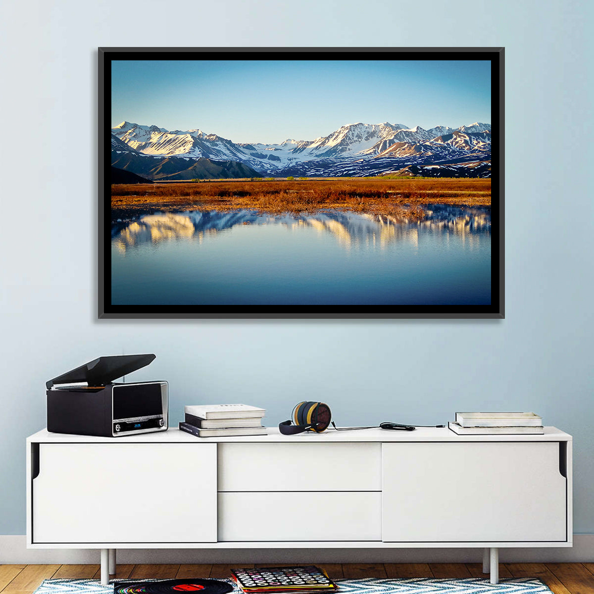 Summit Lake Reflection Wall Art