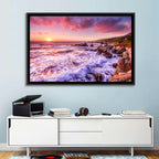 Dusk Over California Cliffs Wall Art