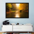 Misty Mountain River Wall Art