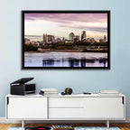 Kansas City Skyline at Dusk Wall Art