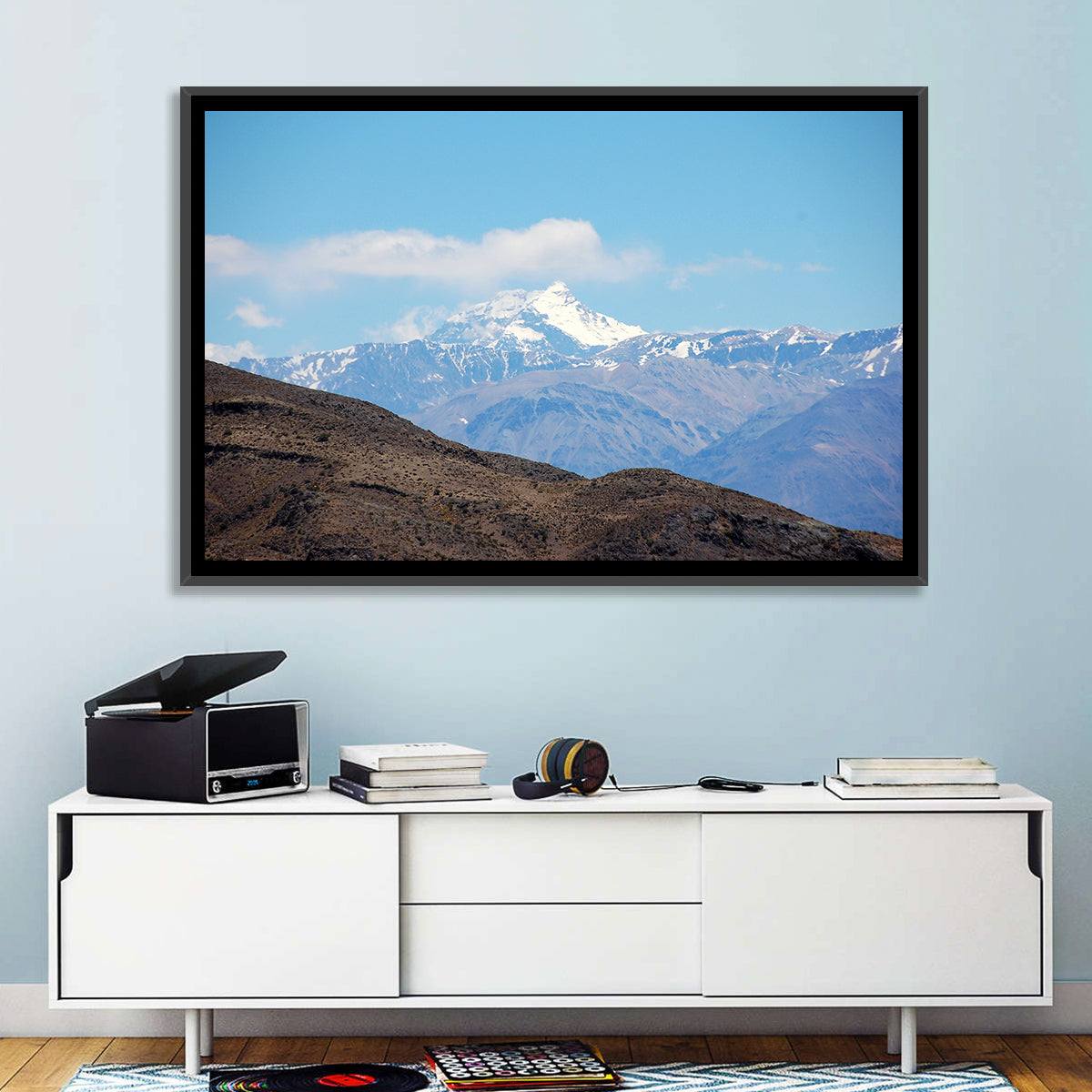 Snow-capped Mount Aconcagua Wall Art