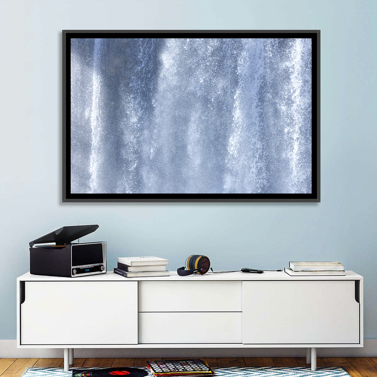 Abstract Waterfall Pattern Wall Art