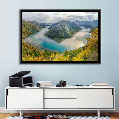 Rijeka Crnojevića Bend, Lake Skadar Wall Art