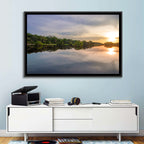 Amazon River Sunset Reflection Wall Art