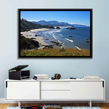 Cannon Beach Morning Shoreline Wall Art