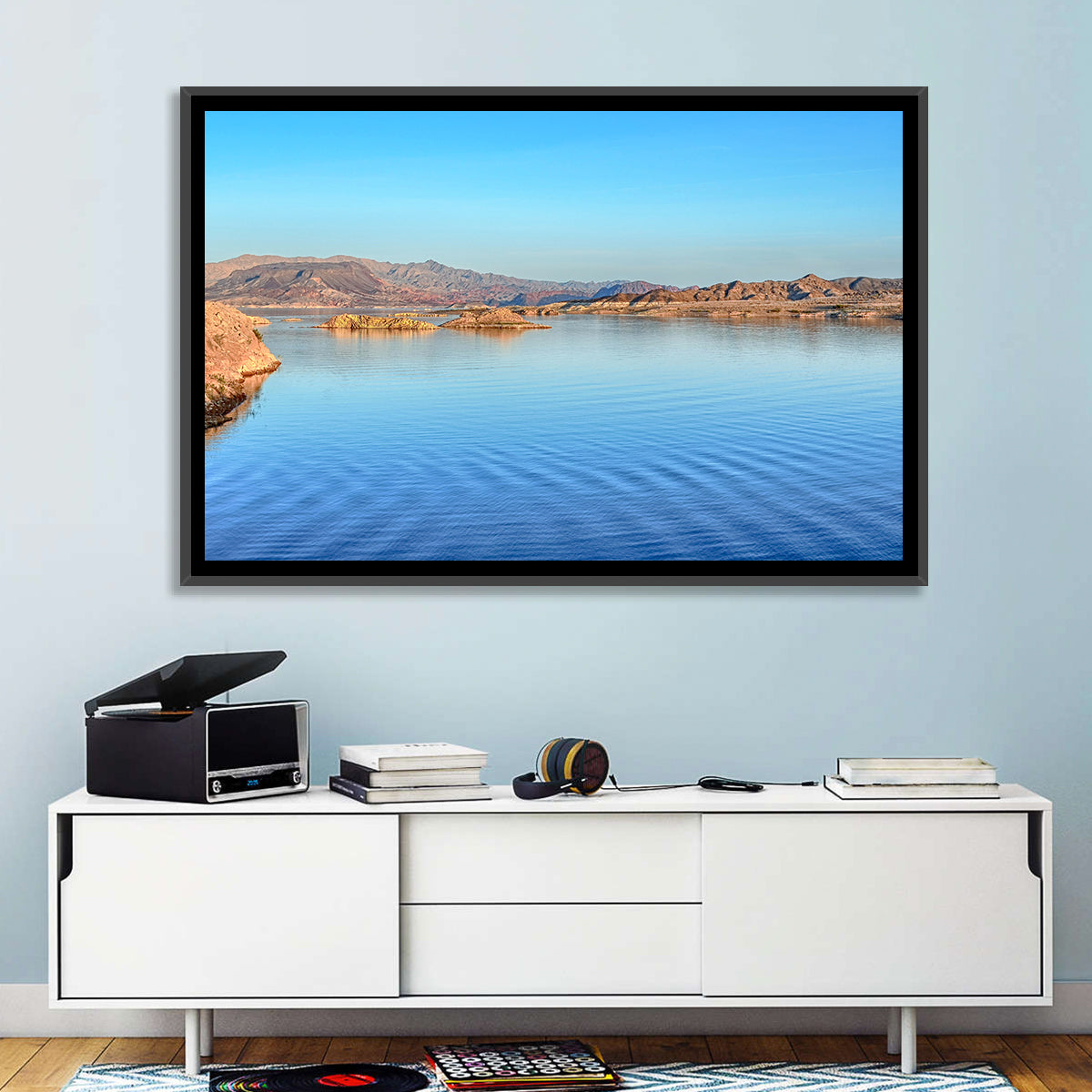 Lake Mead Rocky Shoreline Wall Art