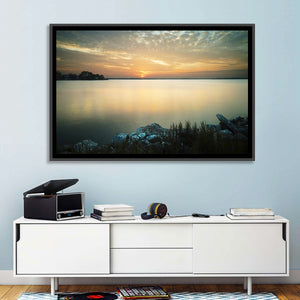 Lake Conroe Sunset Wall Art