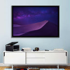 Lone Hiker Under the Milky Way Wall Art