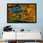 Frio River Autumn Reflection Wall Art