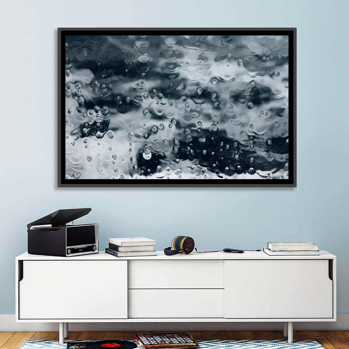 Sea of Teardrops in Ice Wall Art