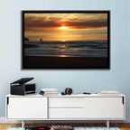 Oregon Sea Stack Sunset Wall Art
