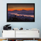 Luang Prabang Sunset Over Mekong Wall Art