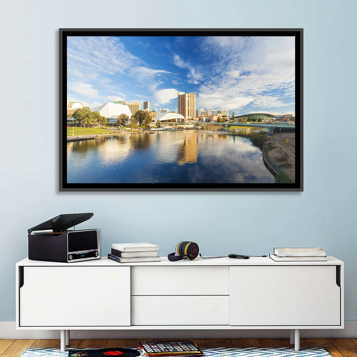 Adelaide River Torrens Skyline Wall Art