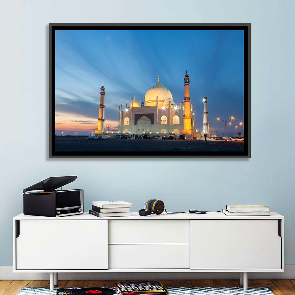 Siddiqa Fatima Zahra Mosque at Dusk Wall Art