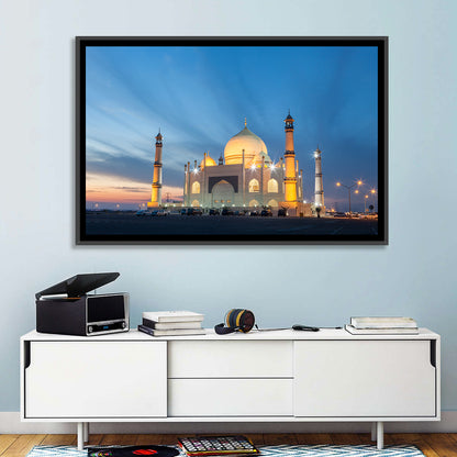 Siddiqa Fatima Zahra Mosque at Dusk Wall Art