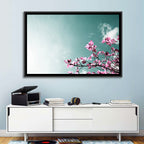 Pink Fig Tree Branches Wall Art