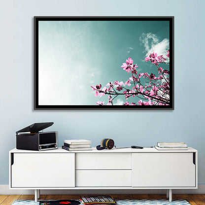 Pink Fig Tree Branches Wall Art