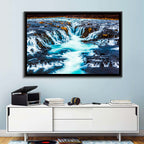 Bruarfoss Multi Tier Waterfall Wall Art