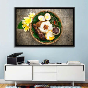 Nasi Campur Dish Wall Art