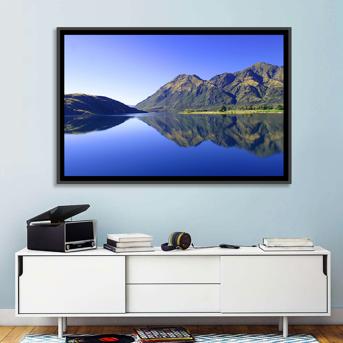 Lake Hawea Mirror Reflection Wall Art
