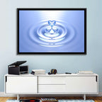 Heart-shaped Water Droplet Wall Art