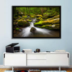 Mossy Forest Stream Wall Art