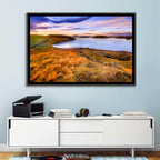 Sunset Over Lake Myvatn Wall Art
