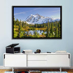Mount Shuksan Lake Reflection Wall Art