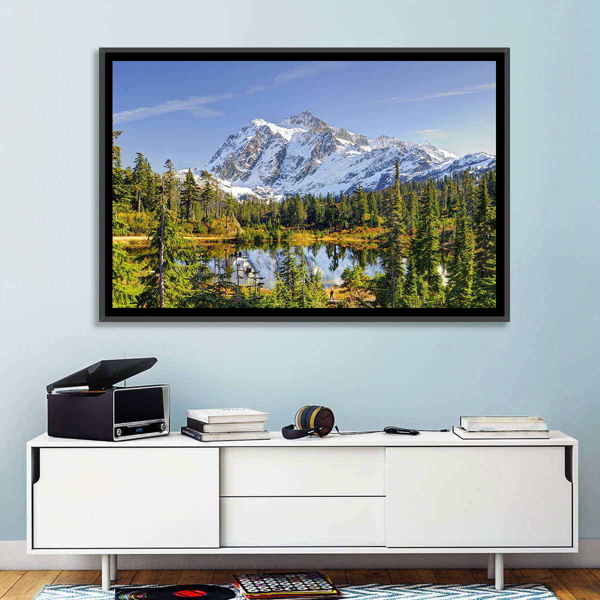 Mount Shuksan Lake Reflection Wall Art