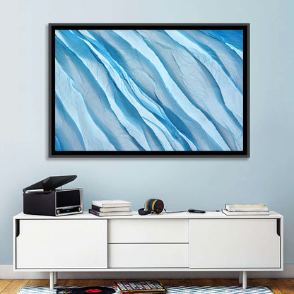 Diagonal Chiffon Layers Wall Art