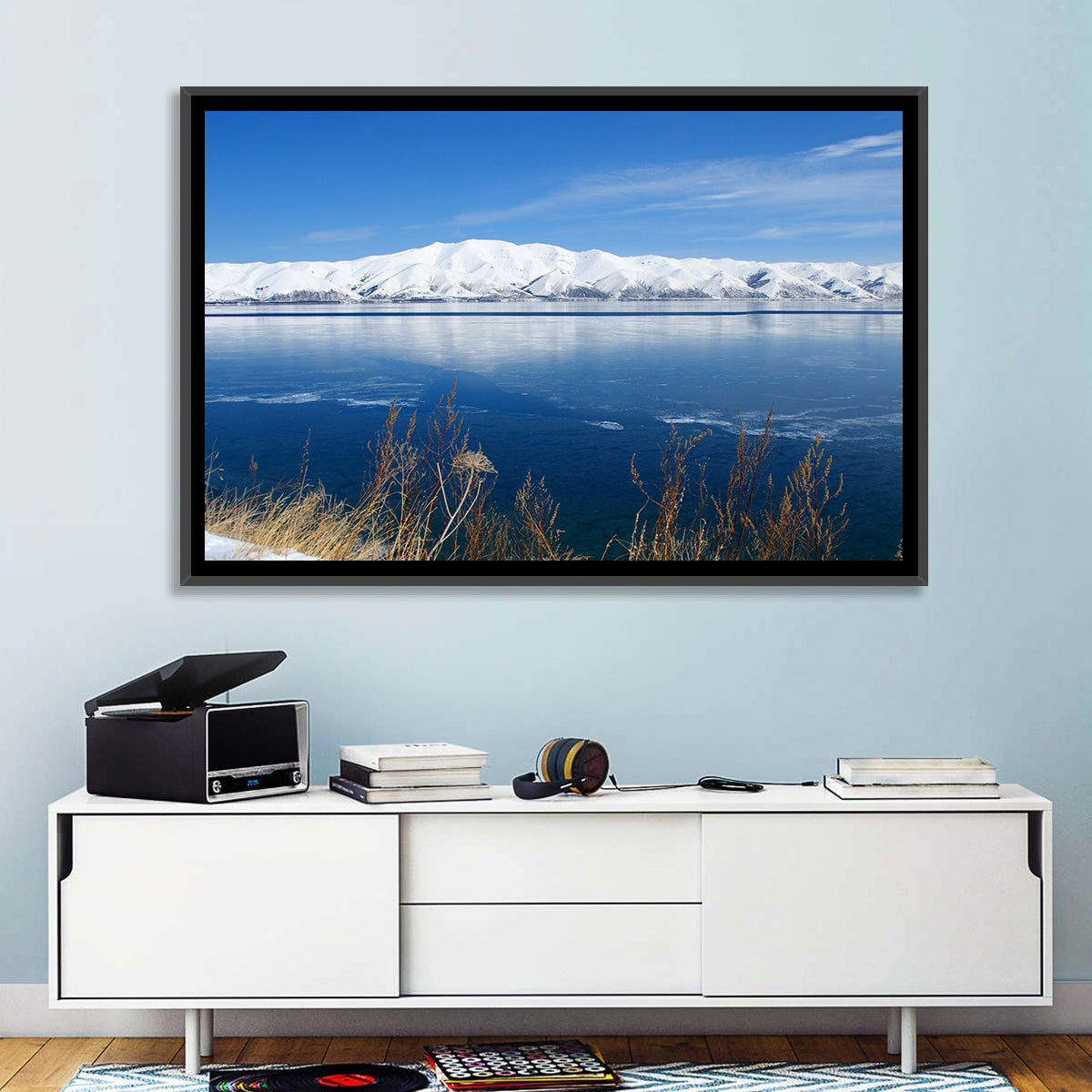 Winter at Lake Sevan Wall Art