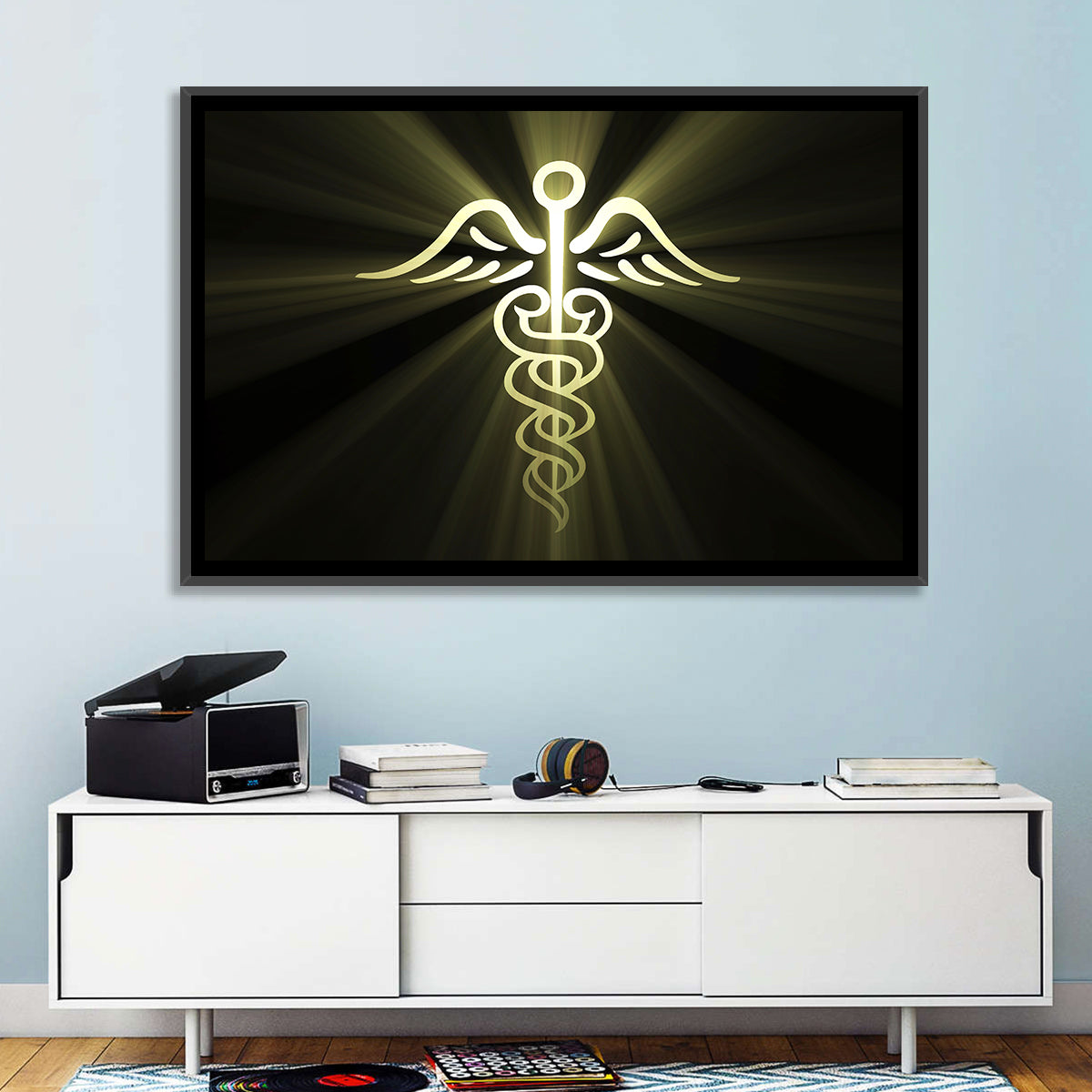 Medical Corps Caduceus Emblem Wall Art