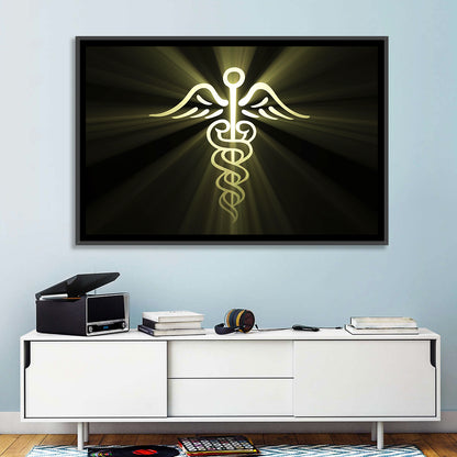 Medical Corps Caduceus Emblem Wall Art