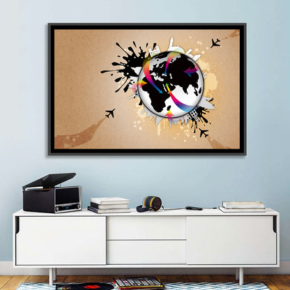 Global Travel Concept Wall Art