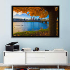 Willamette River at Golden Hour Wall Art