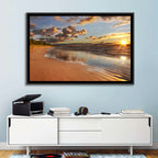 Lake Huron Sunset Beach Wall Art