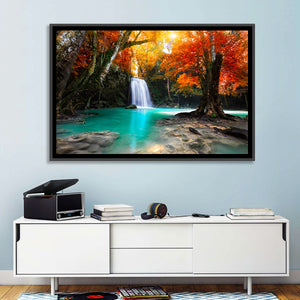 Tropical Waterfall Wall Art