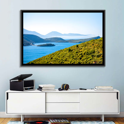 Porto Palermo Bay with Ali Pasha Castle Wall Art