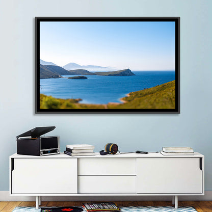 Coastal Cliffs and Lighthouse Bay Wall Art