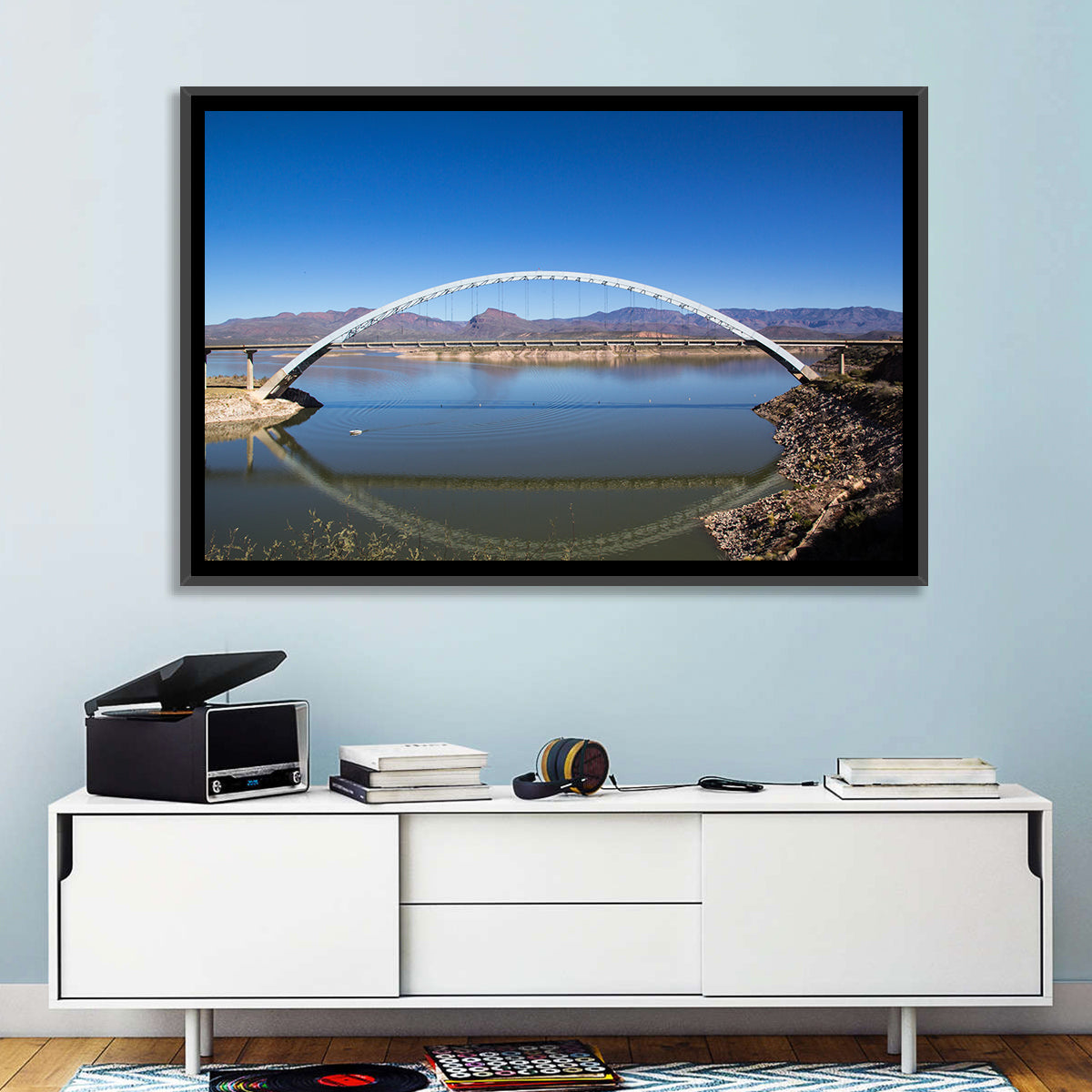 Roosevelt Lake Bridge Wall Art