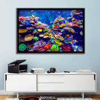 Tropical Coral Reef Aquarium Wall Art