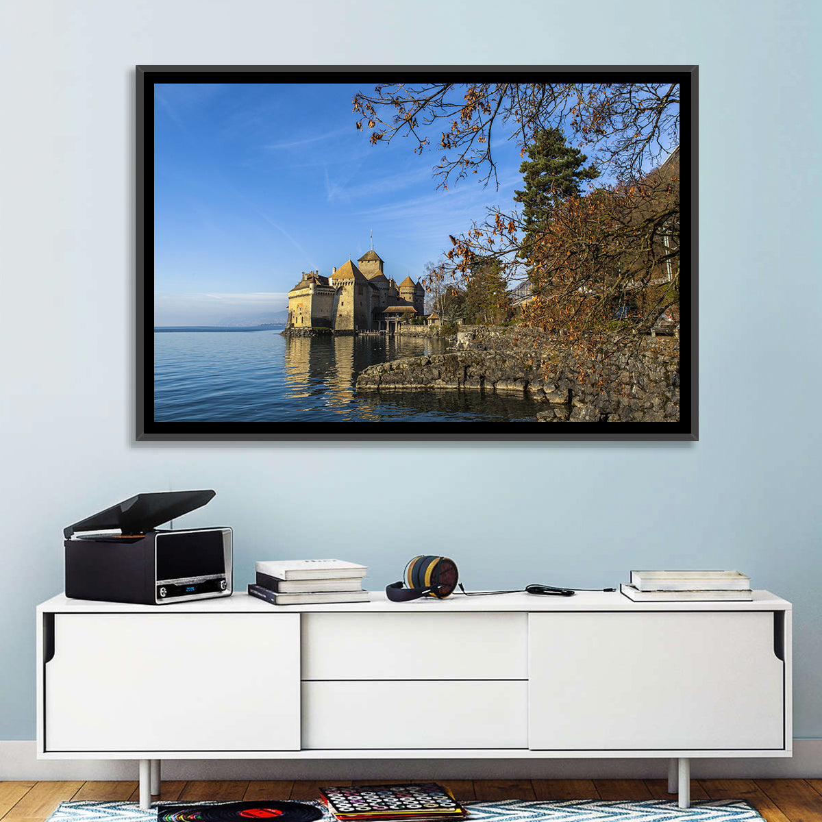 Chillon Castle on Lake Geneva Wall Art