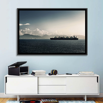Lng Tanker at Sea Wall Art