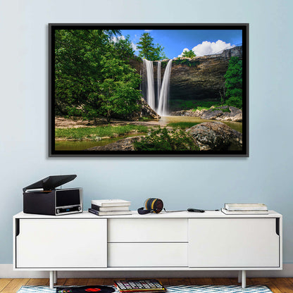Noccalula Falls Waterfall in Daylight Wall Art