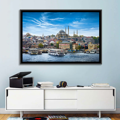 Süleymaniye Mosque Over Golden Horn Wall Art